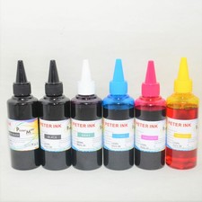 CISS CIS 6X100ml dye refilling ink alternative for canon MG IP TS Printer GY U