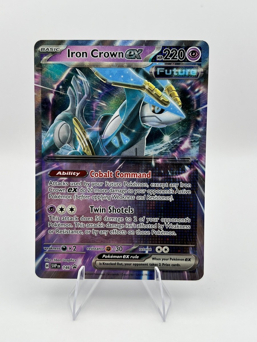 crown rare pokemon cards Iron ex 146 (SVP) NM Holofoil Promo Card ** Features Archaludon (#107) from the Pokemon Stellar Crown set Crown Rarity Cards List |