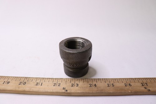 Malleable Iron Pipe Reducing Coupling Black 1" x 3/4" 13563G