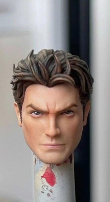1:12 Male Mafex Head Sculpt Spider-Man Peter Parker Model For 6'' Figure Body