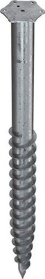 KRINNER  Schraubfundament M L.1300mm D.76mm Gew.M12 6,7kg STA KRINNER   die Schr