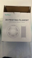 SUNLU PLA Plus 3D Printer Filament 1.75mm 1KG X 2 Accuracy +/- 0.02mm PLA+ White