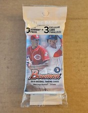 2018 Bowman Baseball Value Pack (3 Camo Parallel Cards)