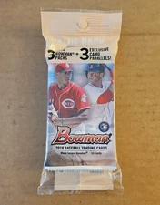 2018 Bowman Baseball Value Pack (3 Camo Parallel Cards)