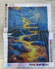 Moon Light Waterfall 5D Diamond Art Painting Kit