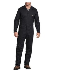 Dickies Stain Release Long Sleeve Navy Coveralls Jumpsuit Unisex Work Large New