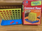 1989 Connect Four (4) Travel Size Board Game Vintage Complete Milton Bradley VG