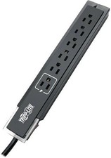 TRIPP LITE TLP606SSTELB 6 Feet 6 Outlets 1440 Joules Surge Protector