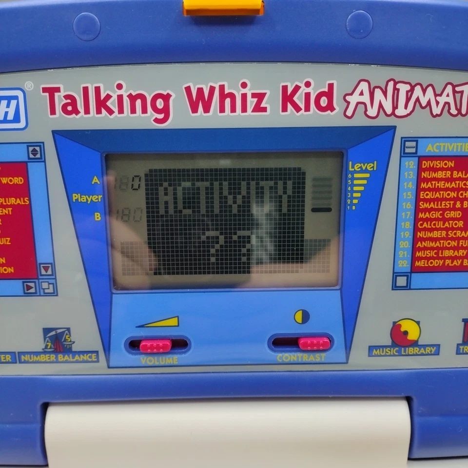 VTech Talking Whiz Kid Animated Learning Computer Laptop Tested Working - Image 2 of 4
