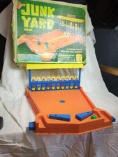 1975 Vintage The Junk Yard Game by Ideal A Target Game With Pinball Action 