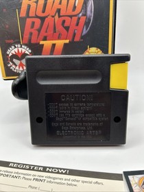Road Rash II (2) - Sega Genesis, 1992 - CIB W/Poster Reg Tested Nice