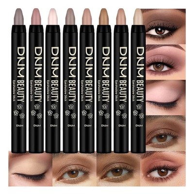 Kaely 8Pcs Cream Eye Shadow Sticks Set, 8 Count (Pack of 1), NEW-8Pcs-Set12 