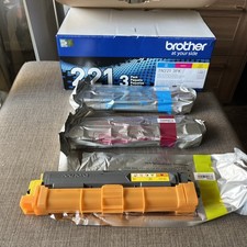Genuine Brother TN221 Standard Yield Toner Cartridge 3 Yellow/Cyan/Magenta READ