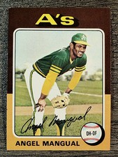 1975 Topps Mini #452 Angel Mangual (NM)