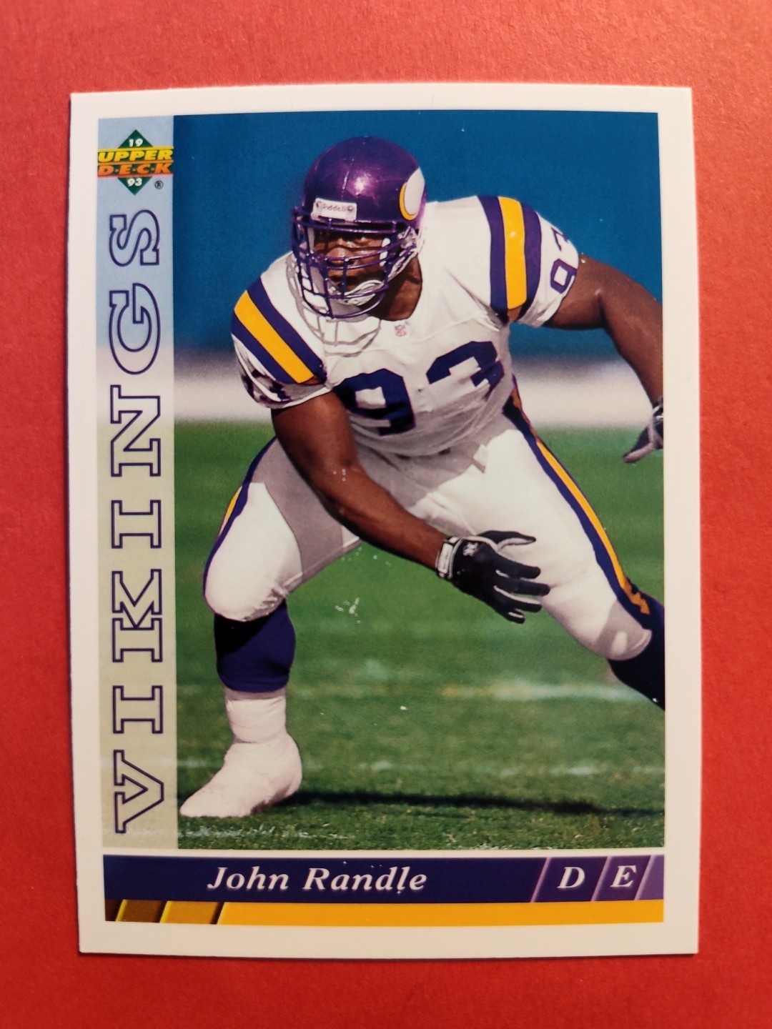 1993 Upper Deck - John Randle #307 Vikings 