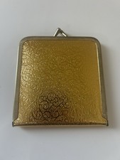 Vintage Gold Lame Kiss Lock