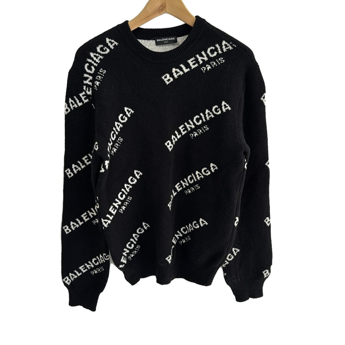 Brown Sweater Sueter Balenciaga Original Auth BALENCIAGA 486964