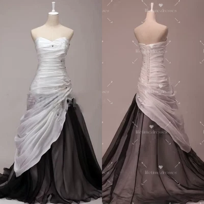 Weißes Elfenbe Wedding Dresses Vintage One Line Sleeveless Wedding Dresses - Bild 1 von 4