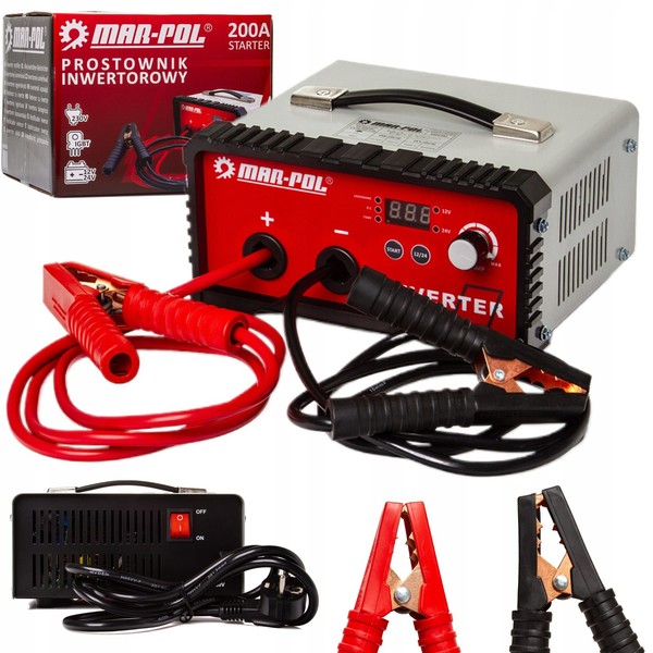 Inverter LadegeräT 12V 24V 200A Starthilfe Autobatterie Werkstatt Max 300Ah-image