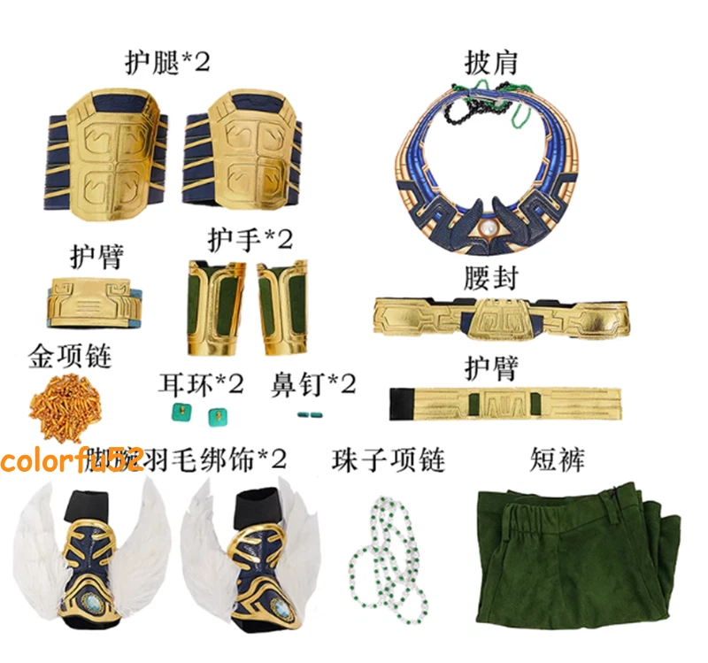 Black Panther Wakanda Forever Namor McKenzie Cosplay Costum Halloween Outfits - Image 4 of 4