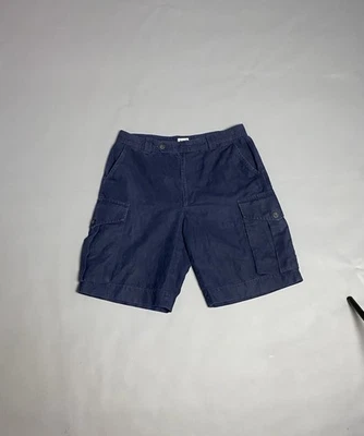 00s Dolce&Gabbana J&ANS Hombres Pantalones Cortos Carga Azul Marino Hecho en Italia Desteñido Talla 34/48 - Imagen 1 de 4