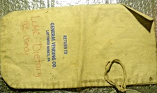 Vintage American Vending Company Lattimer Mines Pa. Canvas Money Bank Bag