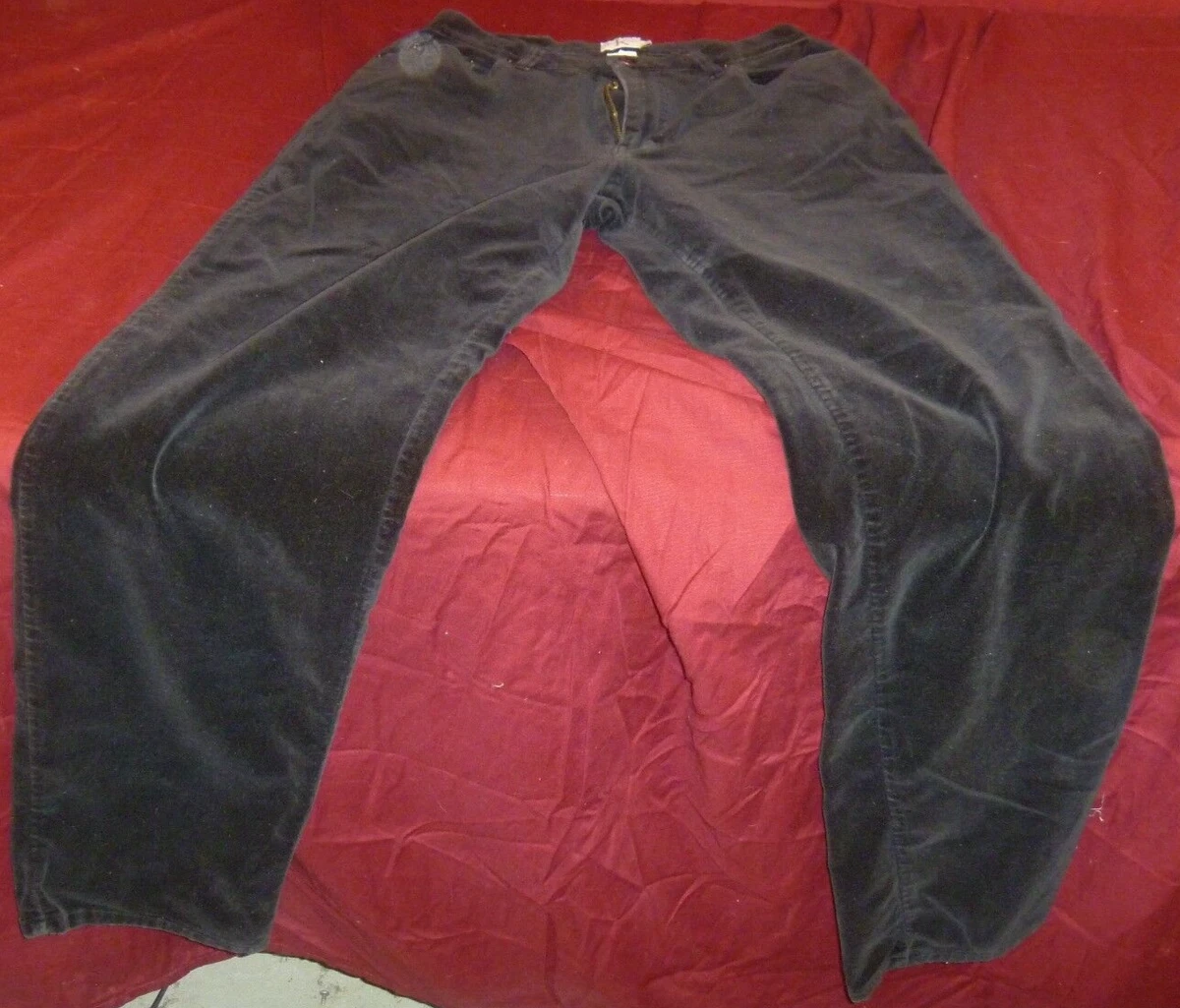Calvin klein sales black velvet pants