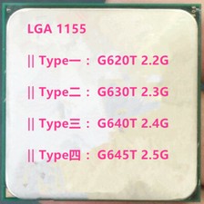Intel Pentium Dual-Core G620T G630T G640T G645T 1155Pin 35W 3M Sandy Bridge CPU