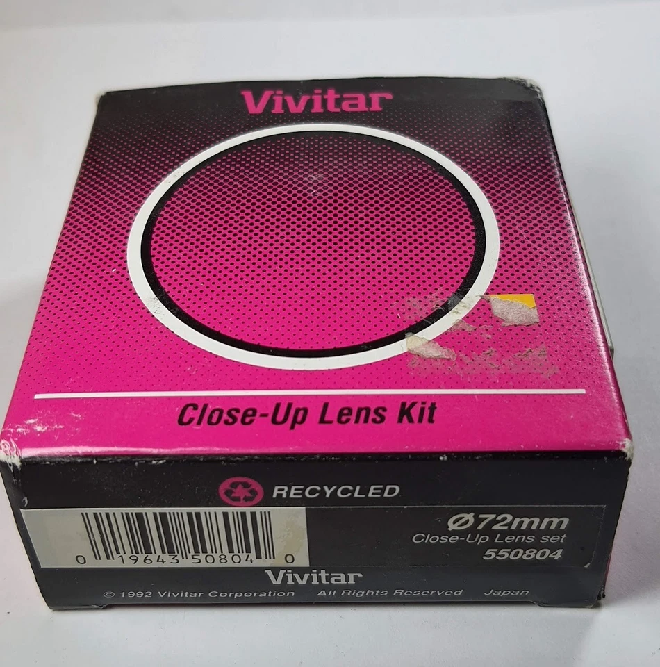 Genuine Japan 72mm Close-Up Lens Set +1 +2 +3 Glass Lens Filter Japan 72 mm - Image 2 of 4