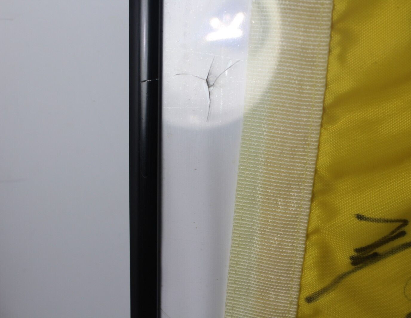 2001 US Open Autographed PGA Golf Flag COA Southern Hills Tulsa Oklahoma 45 Auto