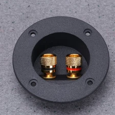 2 Pcs 2-way Speaker Cups Subwoofer Box Speaker Box Screw Connector