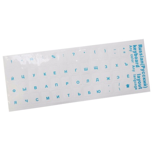 Russische transparente Aufkleber Wasserdicht für PC 2021 Tablett Tastatur M8J1