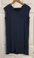 Active Life Women’s Small Athletic Tank Dress Heather Sailor Blue Color 