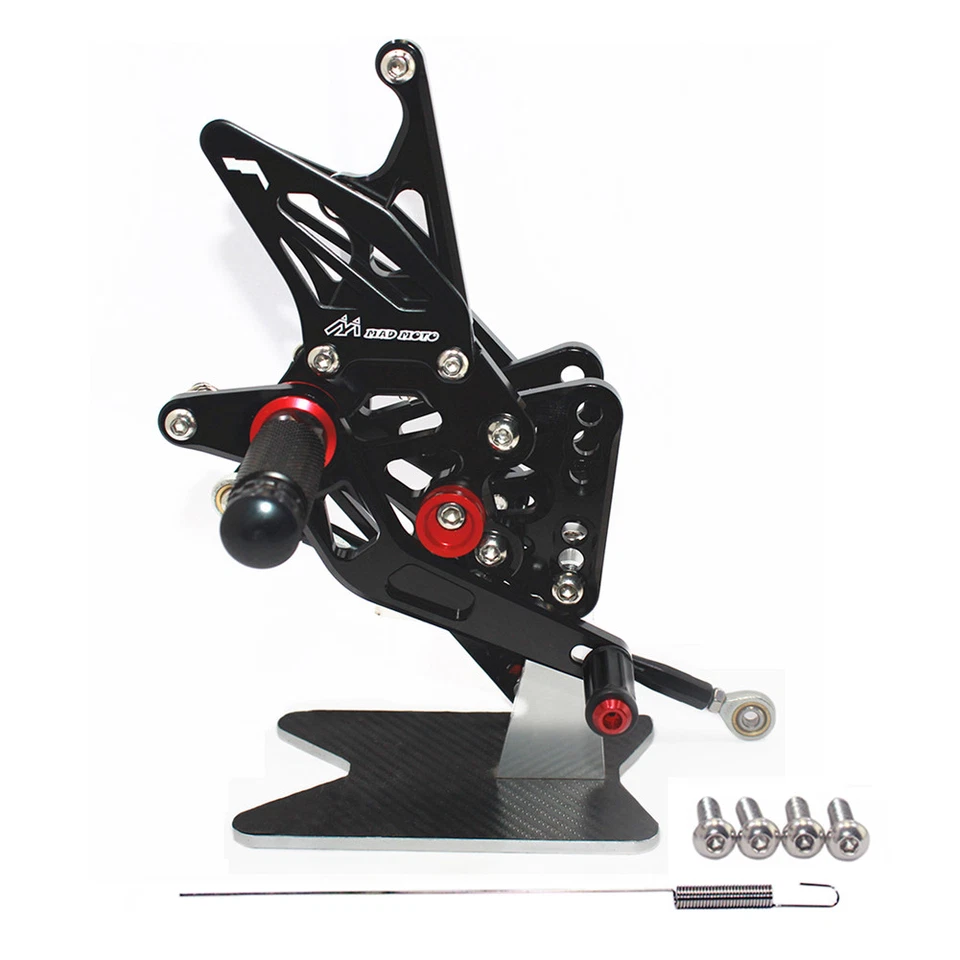 Juego de clavijas traseras ajustables CNC para Suzuki GSX-R 1000 2005-2006 Foto 3 de 4