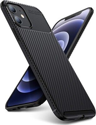 iPhone 11 Case Hard PC Soft TPU Bumper Shockproof Protective Cover Black Case