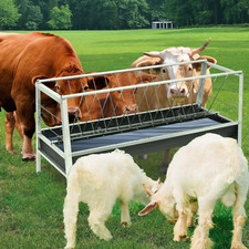 150cm Large Livestock Feed Trough Sheep Goat Cattle Double Side Hay Feeder Tray