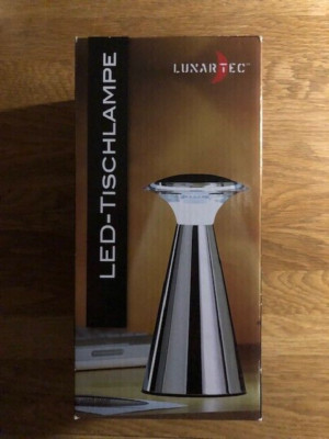 Lunartec LED Tischleuchte kabellos, Tischlampe kabellos,