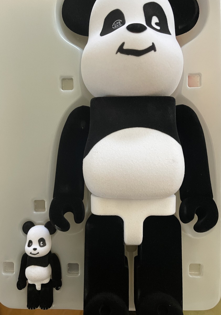 Medicom 400% + 100% Bearbrick ~ Clot Panda Be@rbrick Flocky Brand