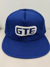 VTG USA MADE WINTER lined GTE GE Trucker Hat Snapback Cap Vintage NEW NOS NWOT