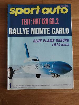 Sport Auto 01/1971 Fiat 128 Gruppe 2 (117 PS) - Suzuki T 250 - Blue Flame Rekord