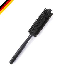 Mini Rundbürste Wildschweinborsten 3,2 cm aus Holz für glänzendes Haar