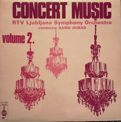 Simfonični Orkester RTV Ljubljana Concert Music Volume 2. NEAR MINT Vinyl LP