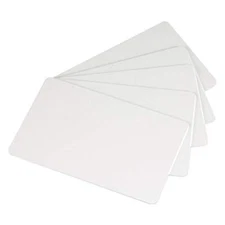 Premium White Blank Plastic CR80 30 Mil PVC Cards for ID Badge Printers 200 Pack