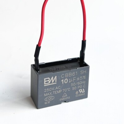 CBB61 10mfd 10uF 250V VAC 50/60Hz MOTOR START  Ceiling Fan Capacitor US STOCK