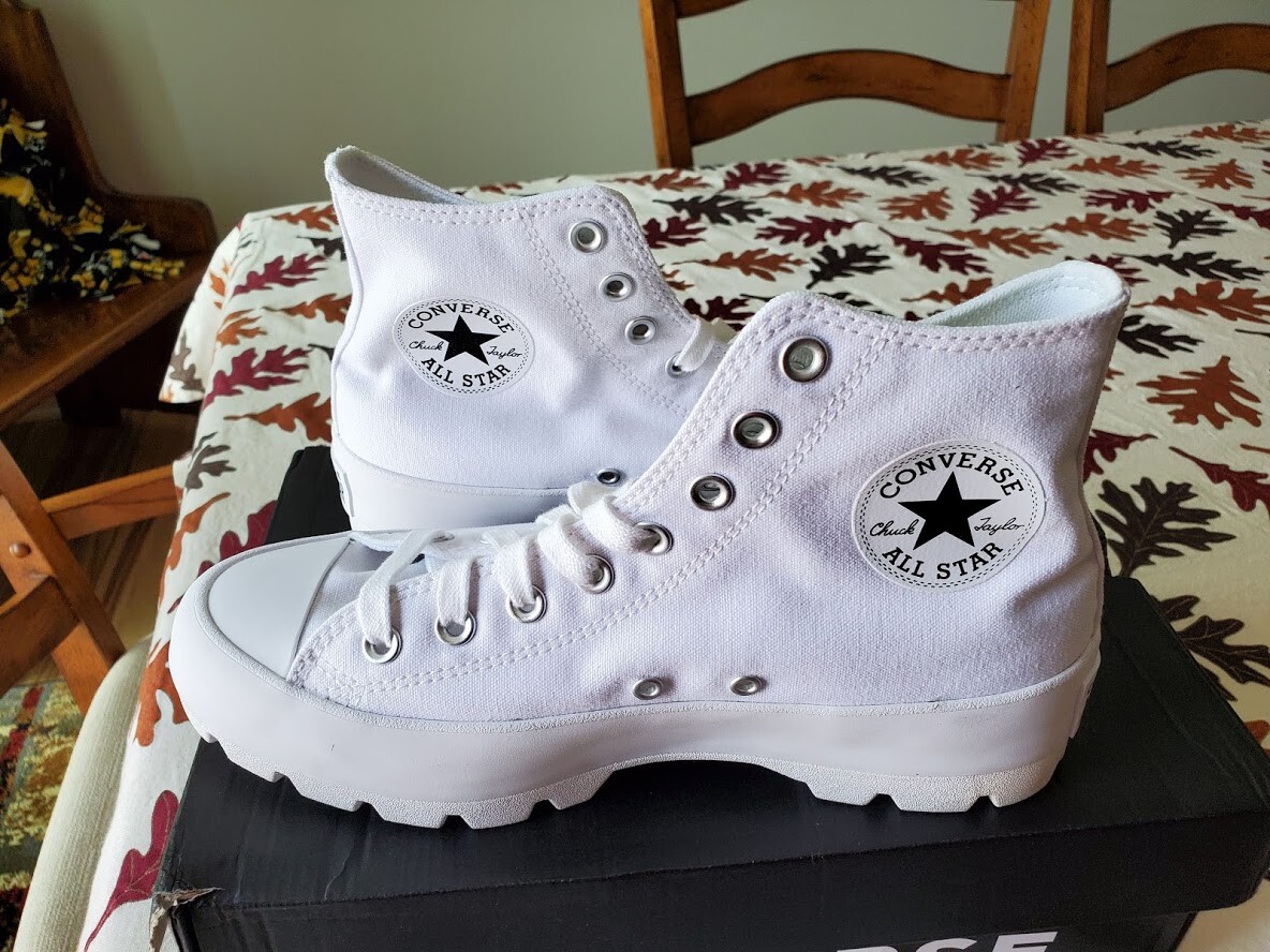 platform lugged converse