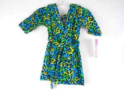 UpPast8 Girls' Leopard Hooded Robe  #438I