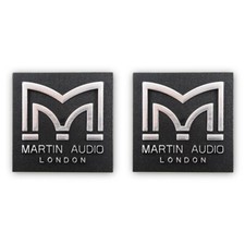 MARTIN AUDIO logo badge replacement piece plastic.52mm 2.04" X52mm 2.04" 