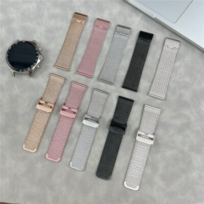 Metal Mesh Band for Samsung Galaxy Watch 4 5 6 7 Active 2 S3 40/44/42/46/43/47mm