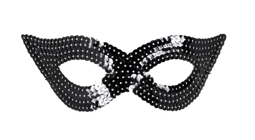 SN-A2-3 Sequin Cat Eye-mask Child Adult Masquerade Mask Party Costume Accessory - Image 4 of 4