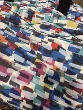 Kate Spade Tote Handbag New York Softwhere Quilted Nylon multicolor